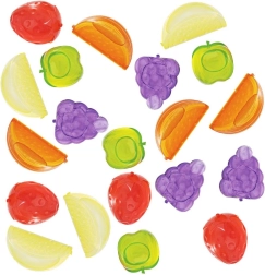 Glaçons réutilisables en forme de fruits, 20 pièces