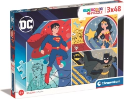 Puzzle 3×48 pièces DC Comics