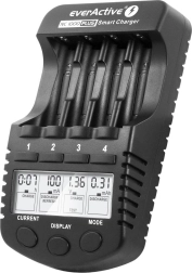 Chargeur intelligent de batteries AA/AAA EVERACTIVE