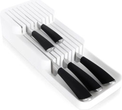 Organisateur de tiroir pour couteaux blanc 39 × 14,5 × 7,5 cm VILDE