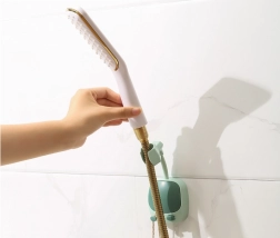 Support de douche adhésif réglable - menthe