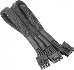 Adaptateur PCIe Gen5 câble d’alimentation 2x 8 broches vers 12+4 broches 12VHPWR, 600 mm