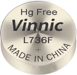 Pile bouton alcaline Vinnic 1,5 V