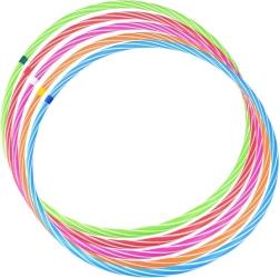 Hula hoop coloré pour enfants, diamètre 60 cm