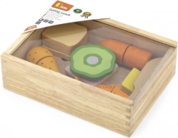 Ensemble de nourriture en bois pour enfants