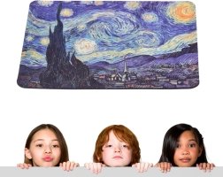 Tapis de souris Nuit étoilée de Van Gogh