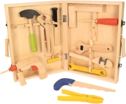Mallette en bois avec outils Bigjigs Toys