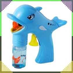 Pistolet à bulles dauphin avec réservoir et 2 recharges