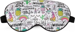 Masque de sommeil avec licorne