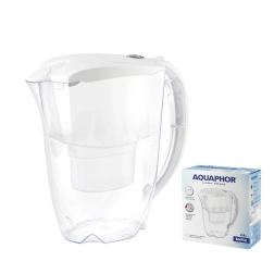 Carafe filtrante Simple 2,8 l sans cartouche filtrante – Blanche