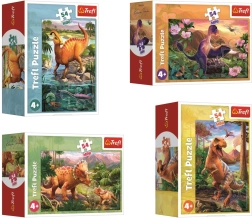 Minipuzzle Dinosaures avec 54 Pièces