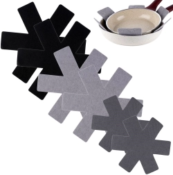 Protections en feutre pour poêles 6 pcs (38/35/26 cm)