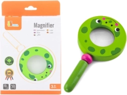 Loupe en bois pour enfants Grenouille