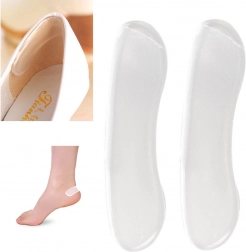 Semelles gel en silicone pour chaussures, 2 pcs