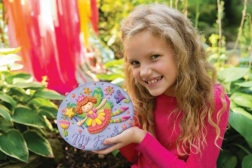 kit de peinture pierre de jardin en terre cuite my fairy