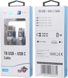 Câble USB-C 1,5 m Gris Premium