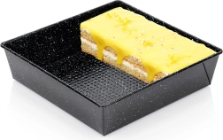 Moule à pâtisserie carré en granit 24 × 24 × 6 cm