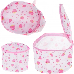 Sac de lavage en maille pour sous-vêtements avec motif fraises