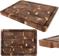 Planche à découper en acacia RUHHY 43 × 33 × 3 cm