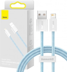 Baseus Dynamic câble USB–Lightning 1 m, charge rapide 2,4 A, bleu