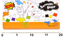 Set de peintures gouache 12 pcs