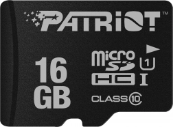 Carte mémoire Patriot microSDHC 16 Go LX Series