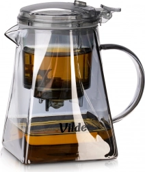 Théière en verre avec infuseur à soupape 730 ml
