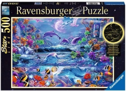 RAVENSBURGER puzzle phosphorescent – monde magique 500 pièces