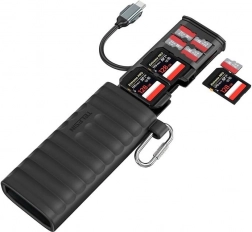 Lecteur de cartes SD et TF Telesin multifonction