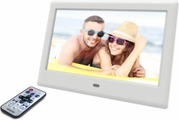 Cadre photo numérique 7" blanc