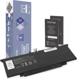 Batterie MITSU pour Dell Latitude 7410 2‑en‑1 / 7310 2‑en‑1 (JHT2H), 6800 mAh, 52 Wh