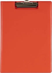 Sous-main A4 en plastique rouge