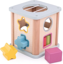 Bigjigs Toys Cube Motrice Bleue