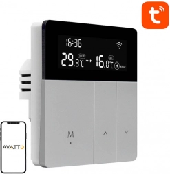 Thermostat intelligent AVATTO pour chauffe‑eau avec Wi‑Fi et TUYA