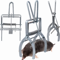 Piège à taupes, campagnols et rats - 1 pièce