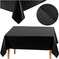 Nappe décorative en film RUHHY noire 137 × 274 cm