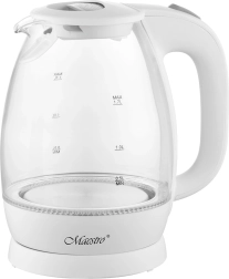 Bouilloire électrique en verre Maestro 1,7 l, 2200 W