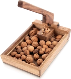 Casse-noix en bois 25 × 18 × 10 cm