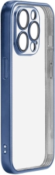 Coque de protection mate Joyroom pour iPhone 15 Pro – bleu