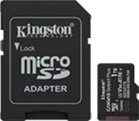 Carte mémoire microSD 1 To Canvas Select+ 150 Mo/s avec adaptateur