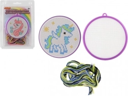 Kit de broderie au point de croix – licorne pour enfants
