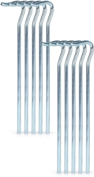 Piquets de tente métalliques RedCliffs 17 cm, 10 pièces