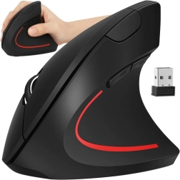 Souris ergonomique verticale sans fil IZOXIS 2,4 GHz USB