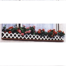 Jardinière de fenêtre 70–80 cm – Blanche