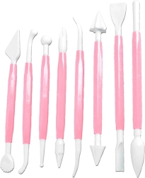 Set de spatules pour décoration de gâteaux 8 pcs