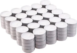 Bougie chauffe-plat blanche sans parfum – Blanche, 20 pièces