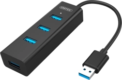 Hub 4x USB 3.0 avec support BC1.2, noir