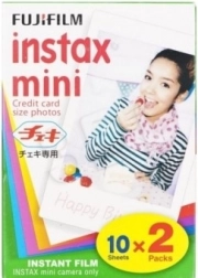 Film Instax Mini brillant (2×10 poses)