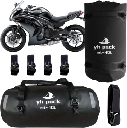 Sac bandoulière étanche pour moto et vélo 40 l