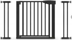 Barrière de sécurité BabyProtect 75–110 cm – Noire